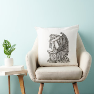 A sleeping Angel on the Stone Cushion