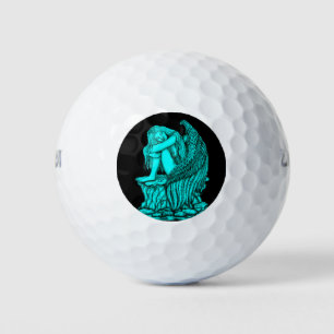 A sleeping Angel on the Stone Golf Balls