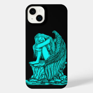 A sleeping Angel on the Stone iPhone 14 Plus Case