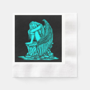 A sleeping Angel on the Stone Napkin