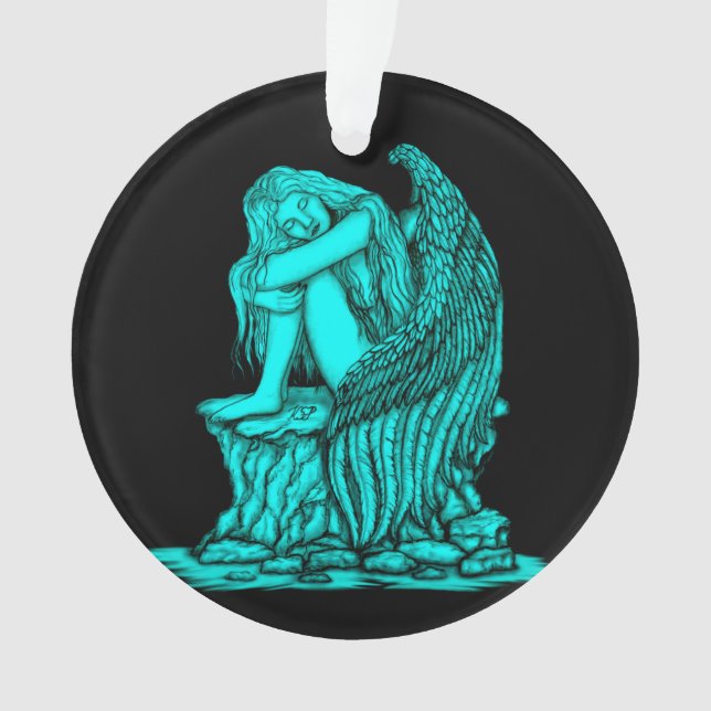 A sleeping Angel on the Stone Ornament (Front)