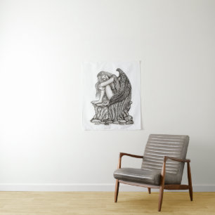 A sleeping Angel on the Stone Tapestry