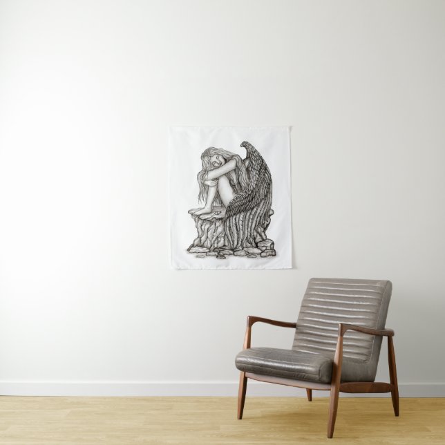 A sleeping Angel on the Stone Tapestry (In Situ)