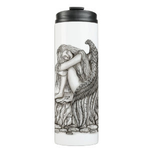 A sleeping Angel on the Stone Thermal Tumbler