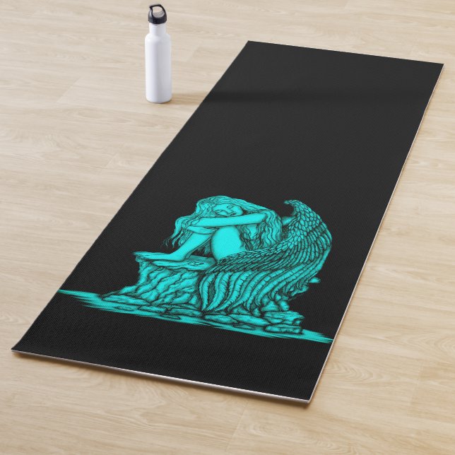 A sleeping Angel on the Stone Yoga Mat (In Situ)