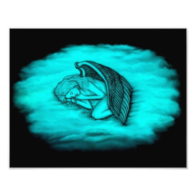 A sleeping Angel Photo Print (Front)