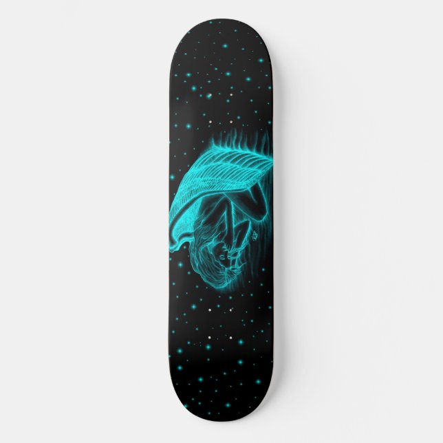A sleeping Angel Skateboard (Front)