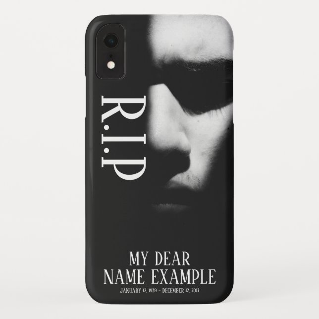 A sleeping face in half shadow Case-Mate iPhone case (Back)