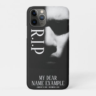 A sleeping face in half shadow iPhone 11 pro case