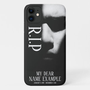 A sleeping face in half shadow iPhone 11 case