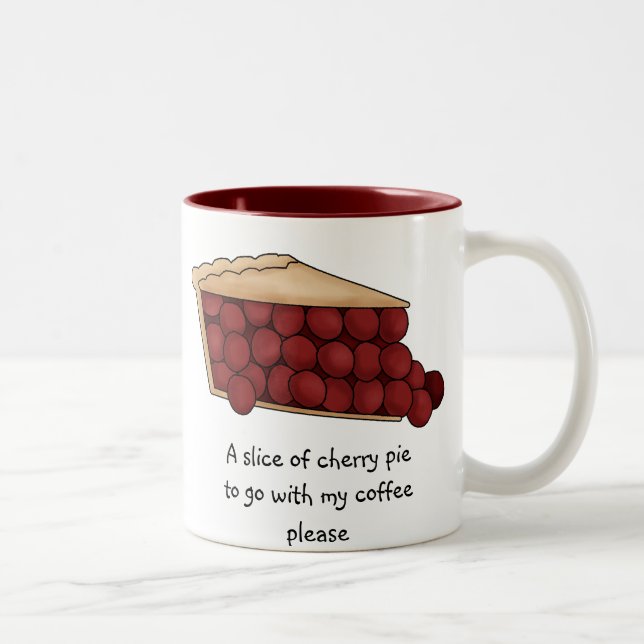 A Slice of Cherry Pie Mug (Right)