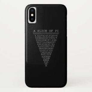 A Slice of Pi Triangle iPhone X Case