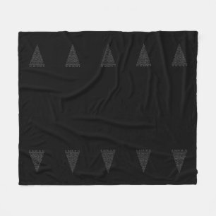 A Slice of Pi Triangle Fleece Blanket