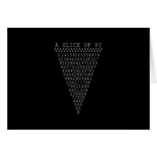 A Slice of Pi Typography