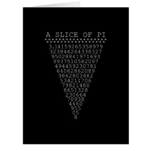 A Slice of Pi Typography