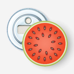 A Slice of Red Watermelon Bottle Opener