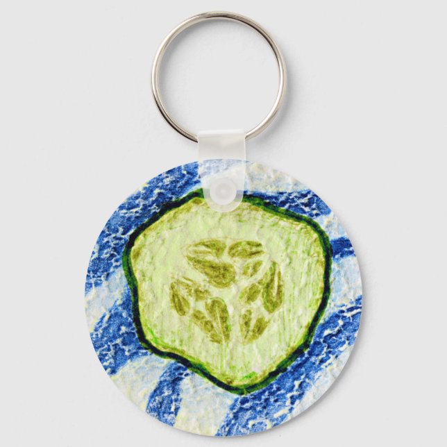 A Slice of Summer Key Ring (Front)