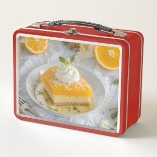 A Slice of Summer Sunshine Metal Lunch Box