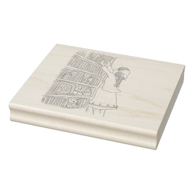 a slip of the rope rubber stamp (Stamp)