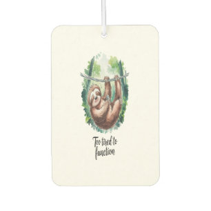 A Sloth Wild Animal Tired Car Air Freshener