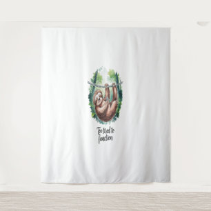 A Sloth Wild Animal Tired Tapestry