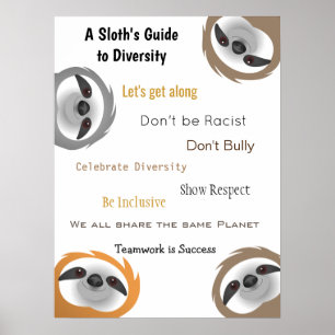 A Sloth's Guide to Diversity from Group of Sloths Poster
