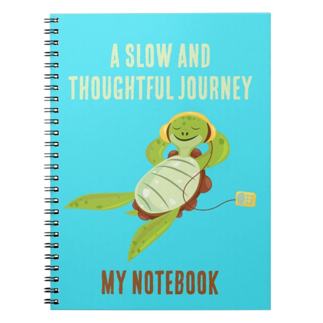 A Slow and Thoughtful Journey Notebook (Front)