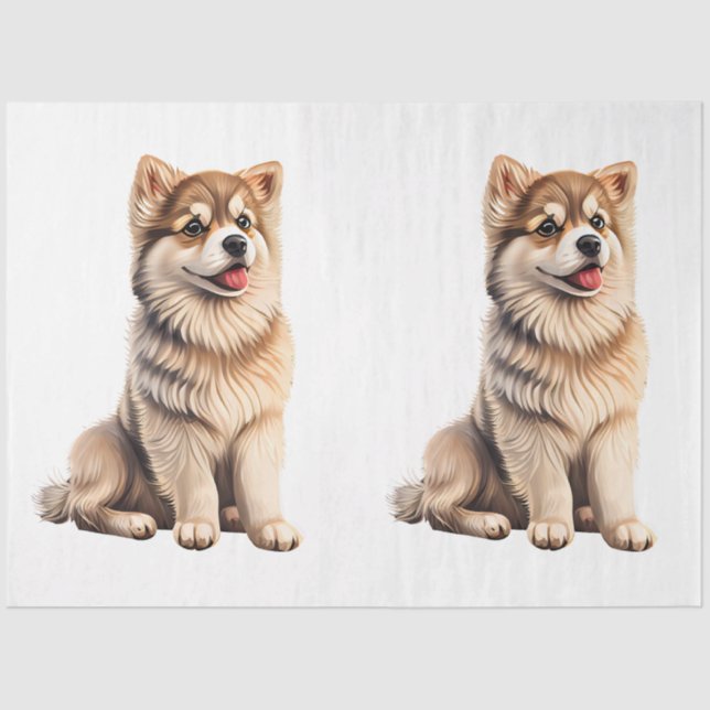 A Small Dog Series Design 8 Tissue Paper (Front)