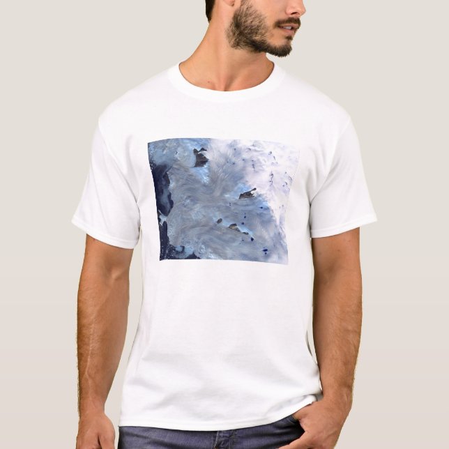 A small field of glaciers surrounds Baffin Bay T-Shirt (Front)