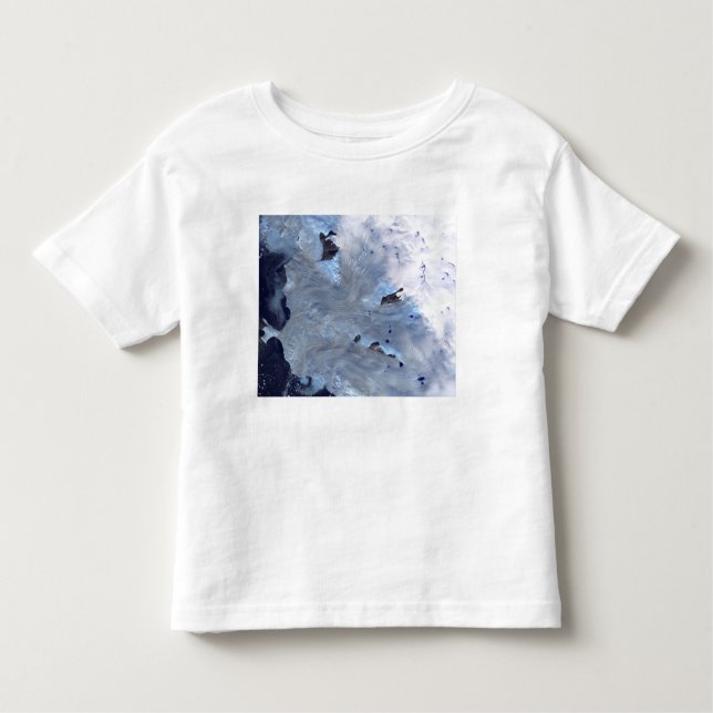 A small field of glaciers surrounds Baffin Bay Toddler T-Shirt (Front)