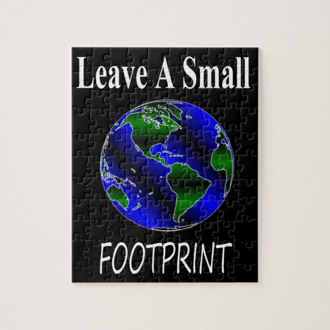 A Small Footprint Globe Jigsaw Puzzle (Vertical)