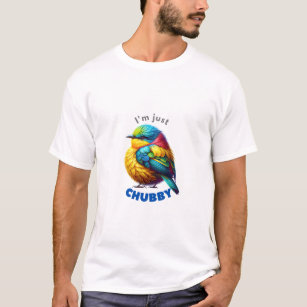 A small motley chubby bird T-Shirt