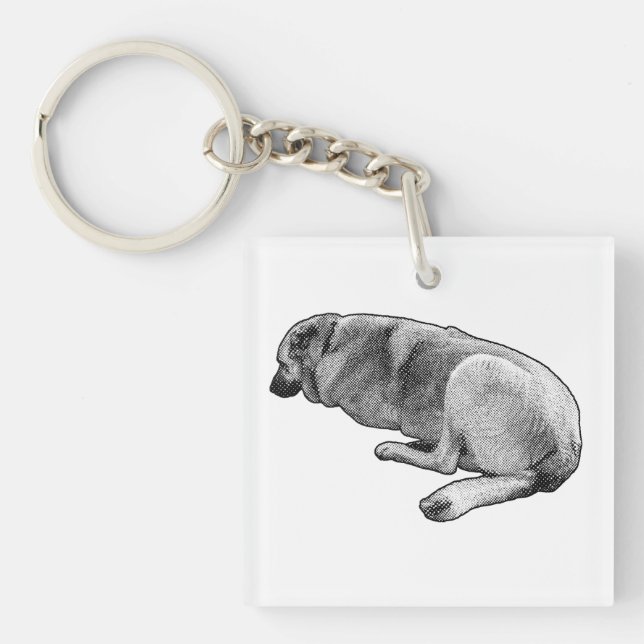 A Small Piece of Stillness Key Ring (Front)