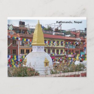 A Small Stupa in Kathmandu Postcard
