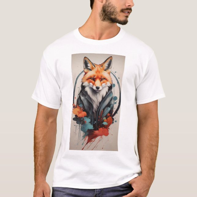 A smart fox tshirt....... T-Shirt (Front)