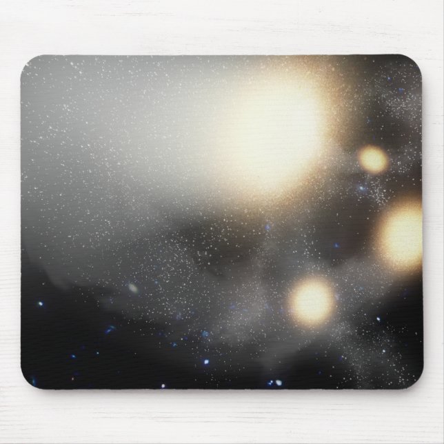 A smash-up of galaxies mouse pad (Front)