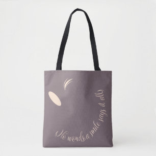 A smile says it all tote bag