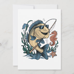 a smiling fish invitation
