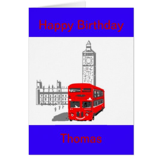 A smiling London Bus Card