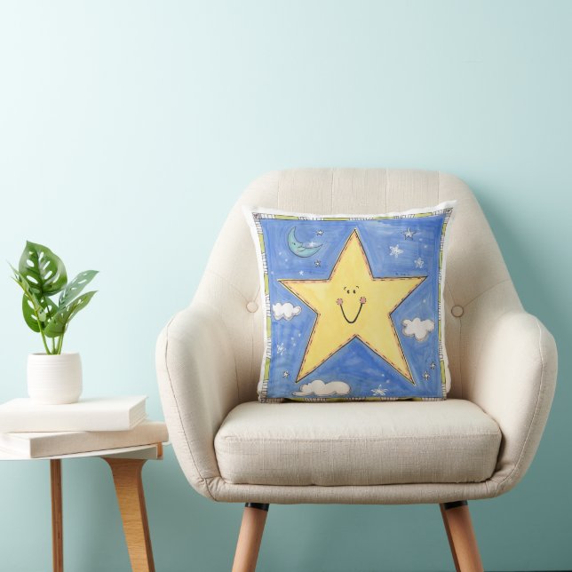 A Smiling Star Cushion (Chair)