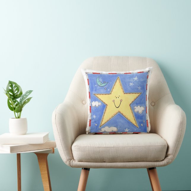 A Smiling Star Cushion (Chair)