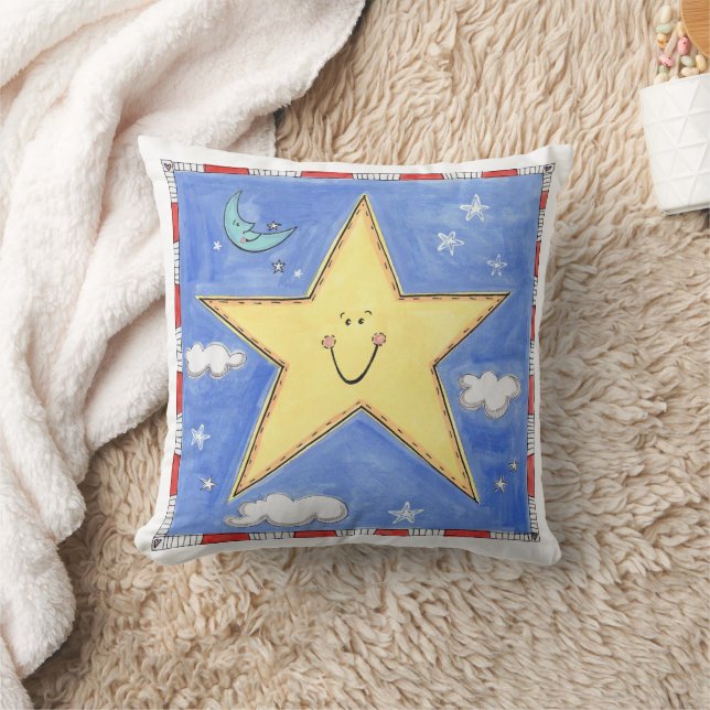 A Smiling Star Cushion (Blanket)