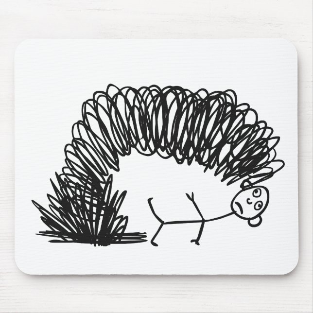 A smokey drawing mouse pad (Front)