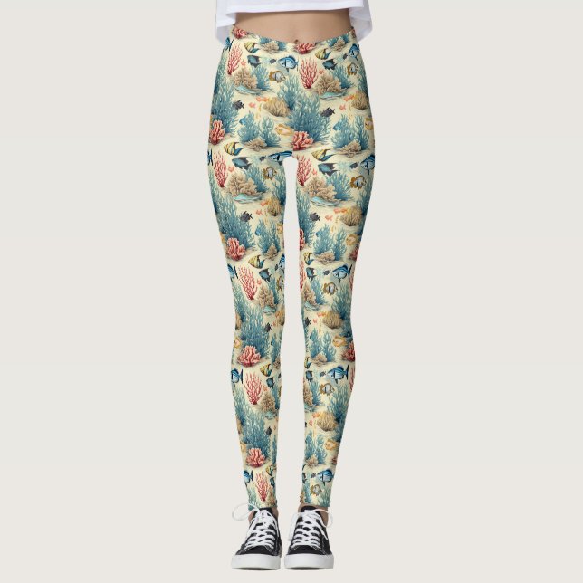 A Smooth Sea Never Made A Skilled Sailor Leggings (Front)