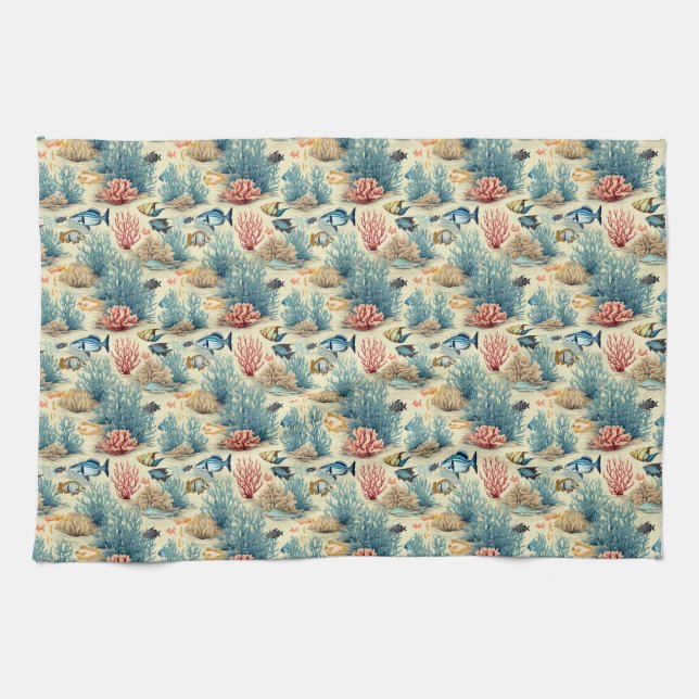 A Smooth Sea Never Made A Skilled Sailor Tea Towel (Horizontal)