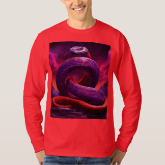 A snake T-shirt design refers to T-shirts