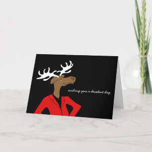A Snarky Moose  Holiday Card