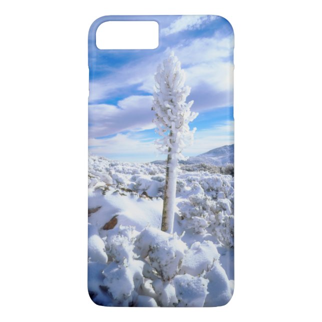 A snow covered yucca Case-Mate iPhone case (Back)