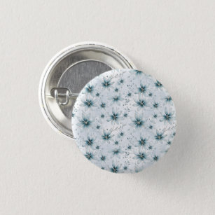 A snowflake winter event decor 3 cm round badge