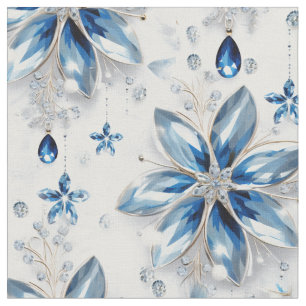 A snowflake winter event decor fabric